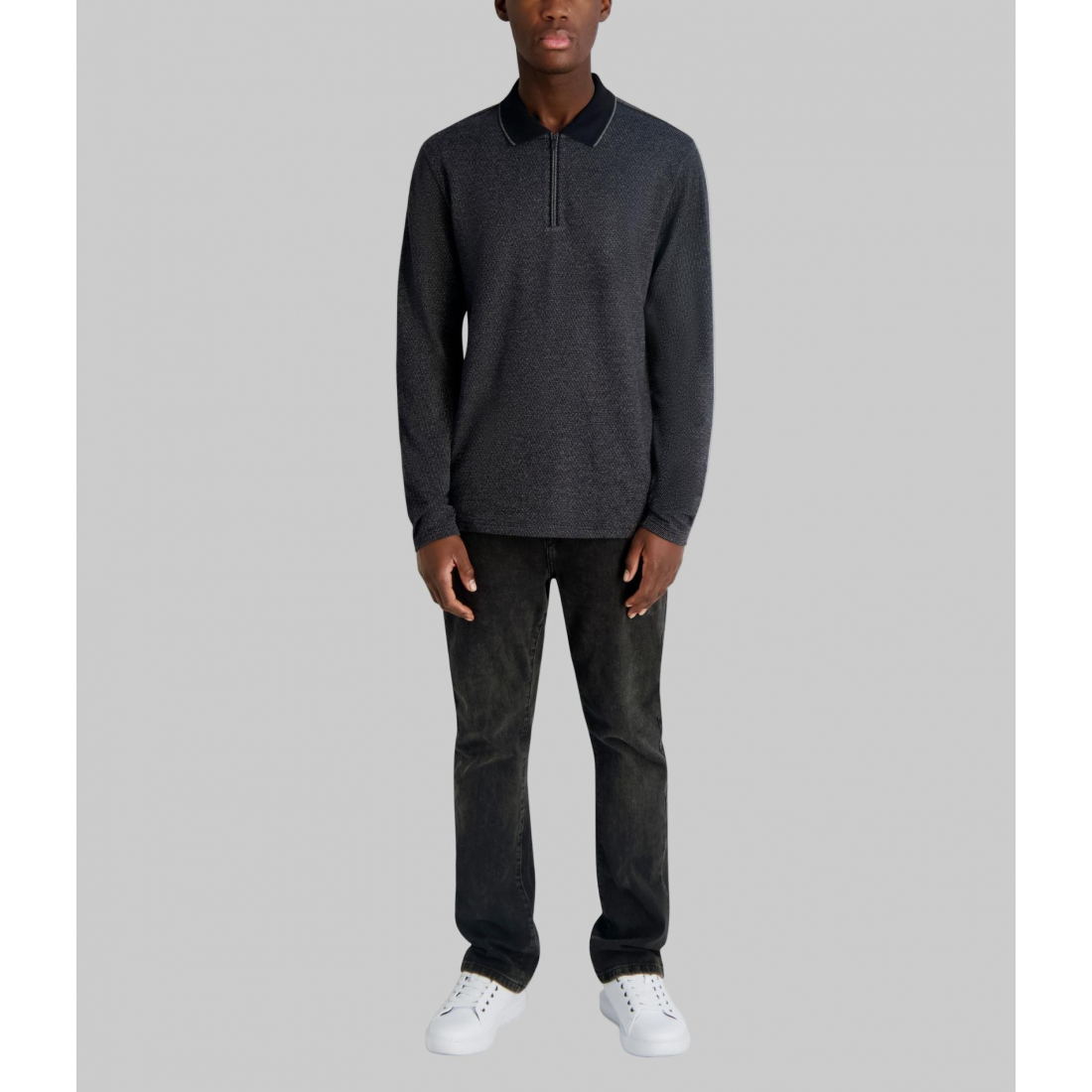 Polo 'Long Sleeve Quarter Zip' pour Hommes