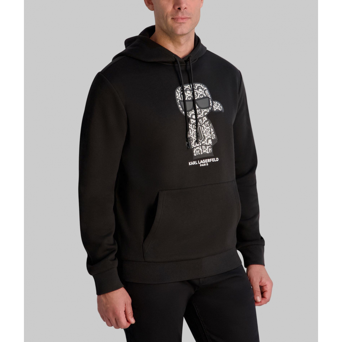 Sweatshirt à capuche  'Monogram Karl Fleece' pour Hommes