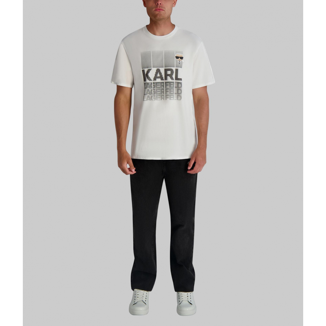 T-shirt 'Gradient Floating Karl' pour Hommes