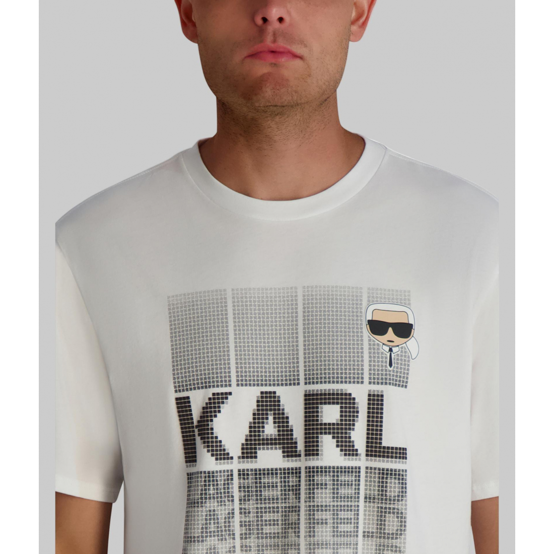 T-shirt 'Gradient Floating Karl' pour Hommes
