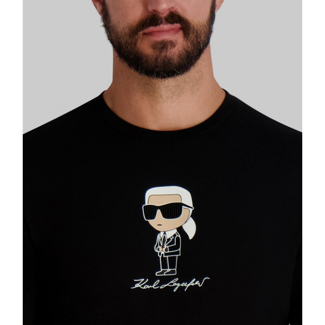 T-shirt 'Small Karl With Flocking Suit And Glasses' pour Hommes