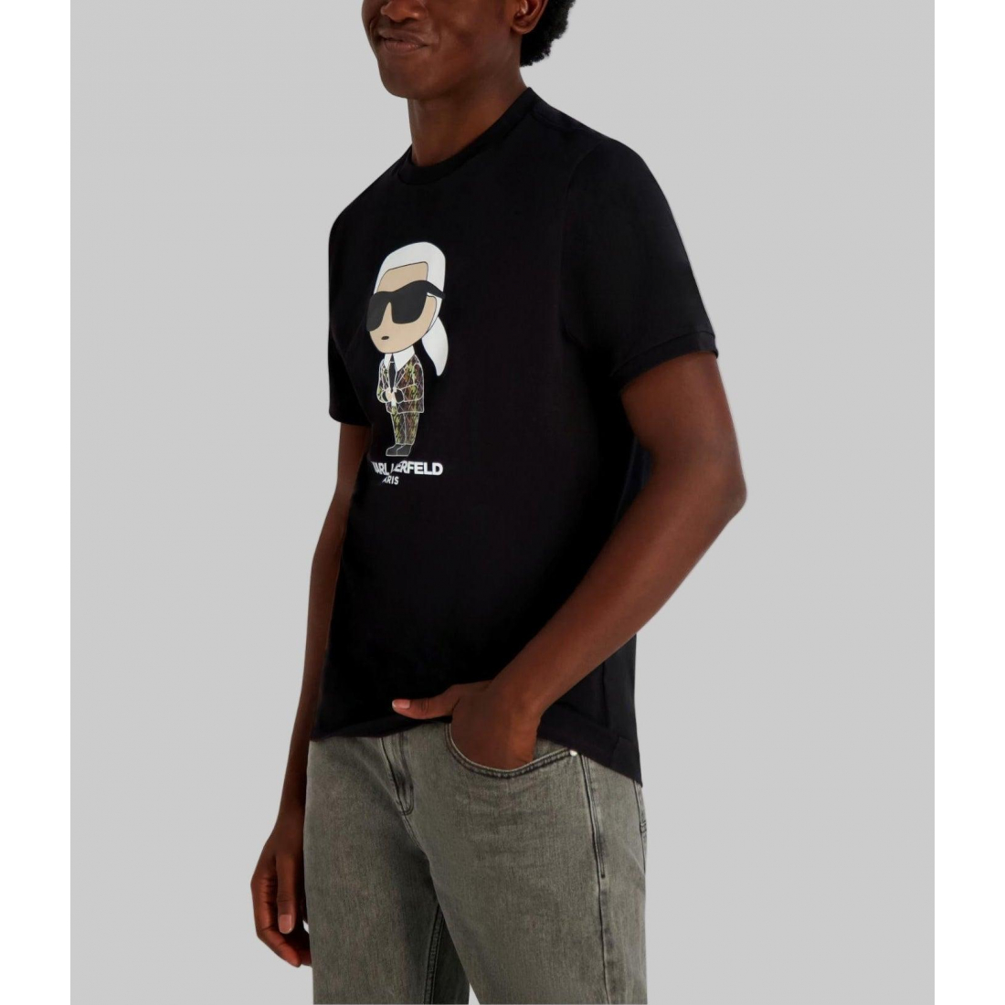 T-shirt 'Karl With Camo Suit' pour Hommes