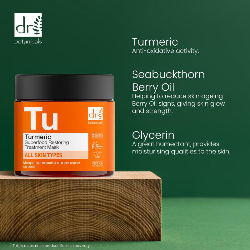 Masque de traitement 'Turmeric Superfood Restoring' - 60 ml