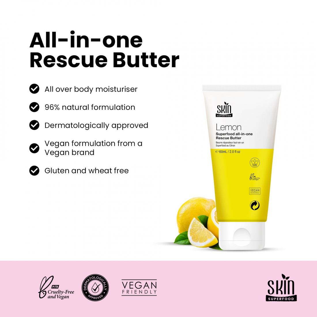 'Lemon Superfood Rescue' Body Butter - 60 ml