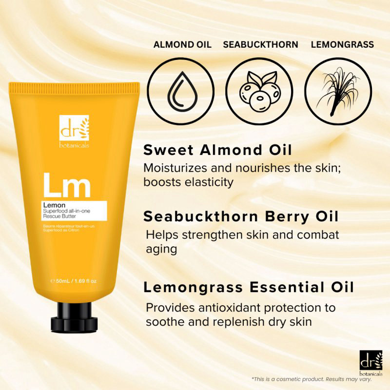 'Lemon Superfood All' Body Butter - 50 ml, 2 Pieces