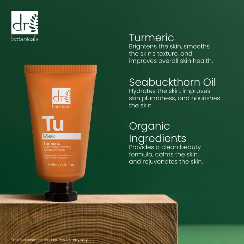 Masque de traitement 'Turmeric Superfood Restoring' - 30 ml