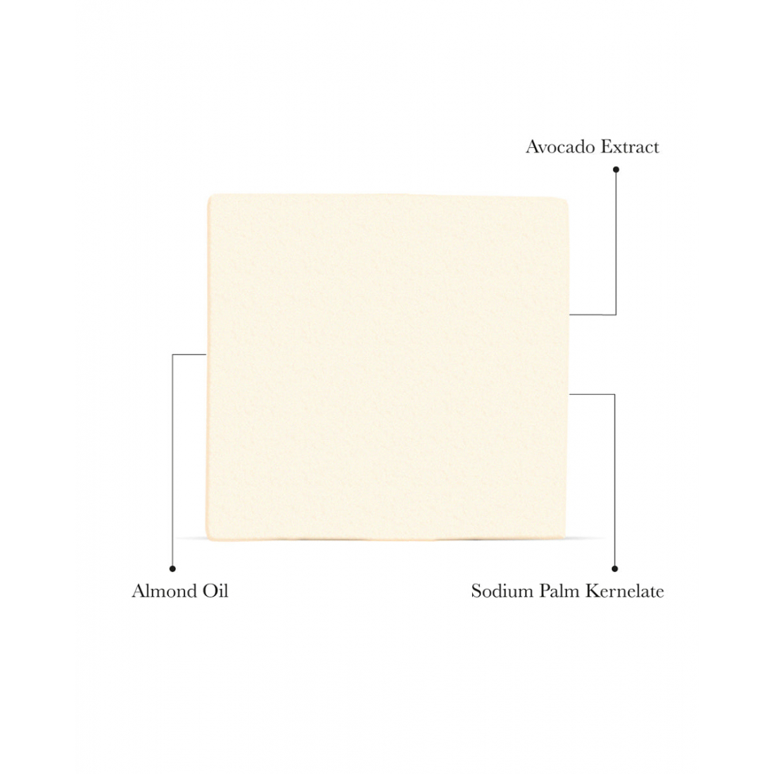 Pain Nettoyant 'Avocado And Cucumber Natural' - 100 g