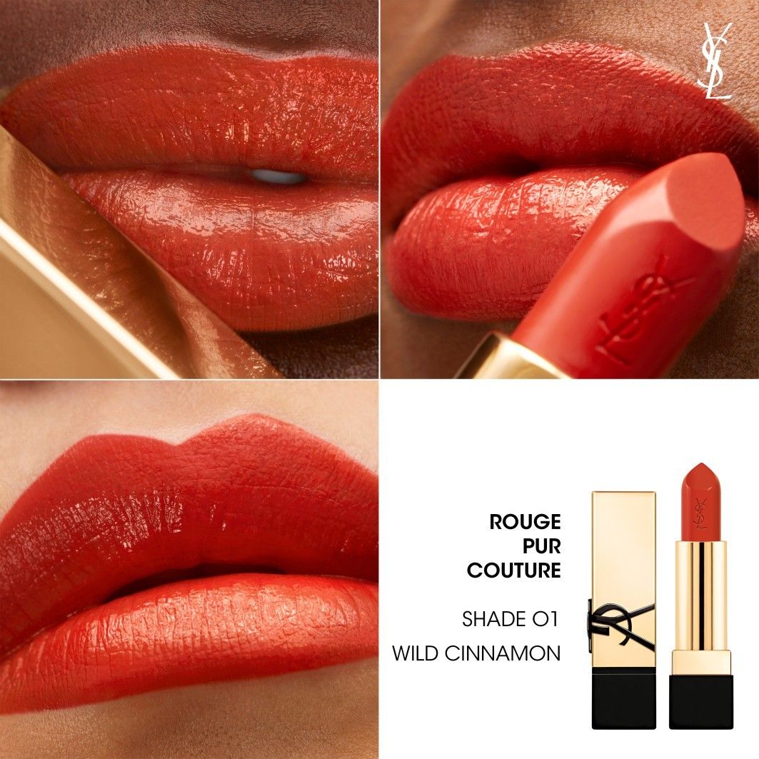 Rouge à Lèvres 'Rouge Pour Couture' - 01 Wild Cinnamon 3.8 g