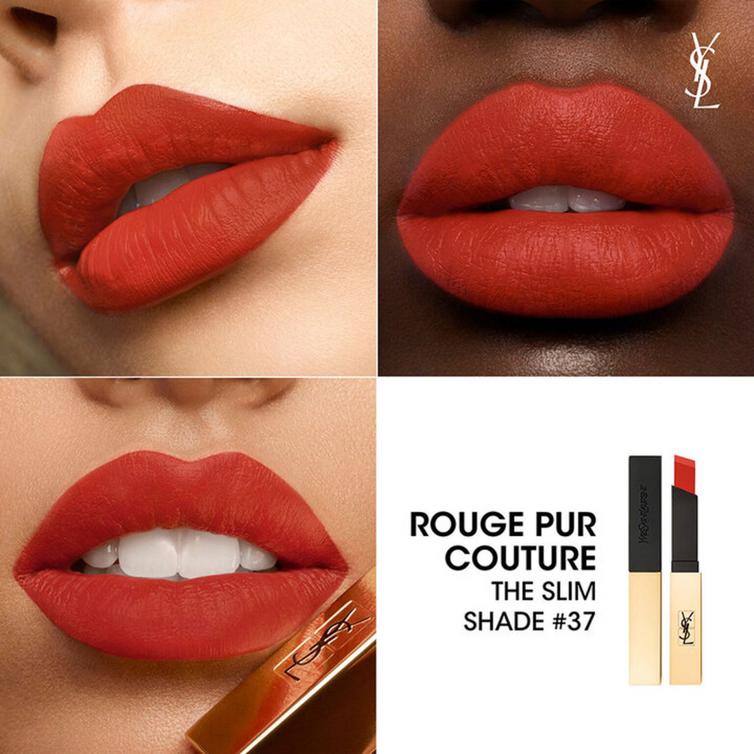 Rouge à Lèvres 'Rouge Pour Couture The Slim' - 37 Red On Fire 2.2 g