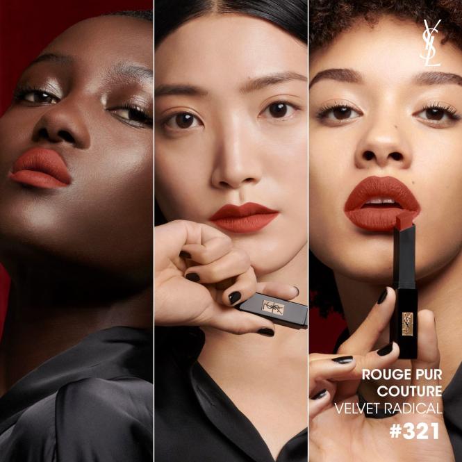 Rouge à Lèvres 'The Slim Velvet Radical' - 321 Fervent Maron 2.2 g