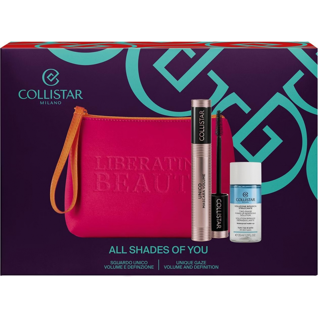 Set de maquillage pour les yeux 'Volume Unico' - 3 Pièces