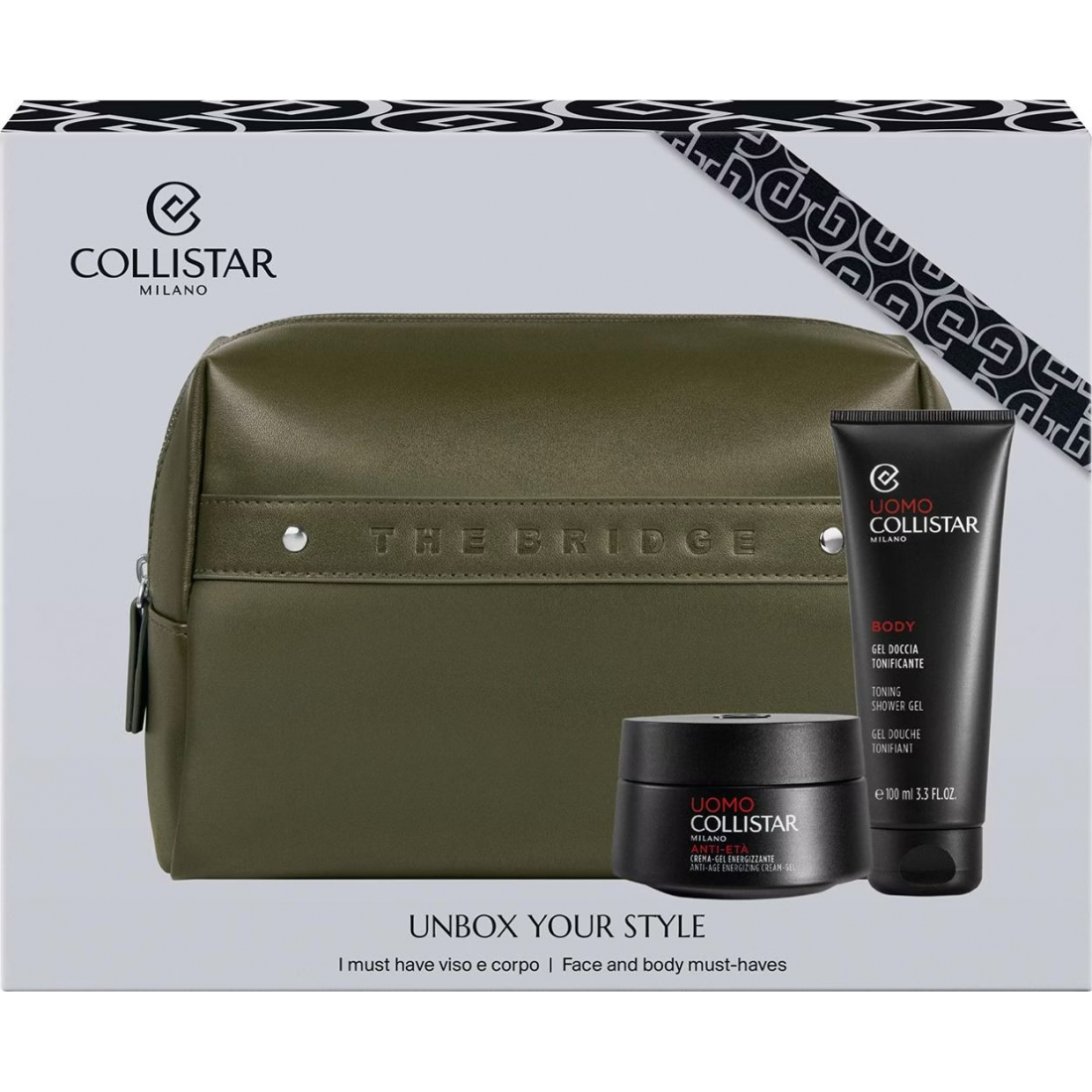 Coffret de soins de la peau 'Uomo' - 3 Pièces