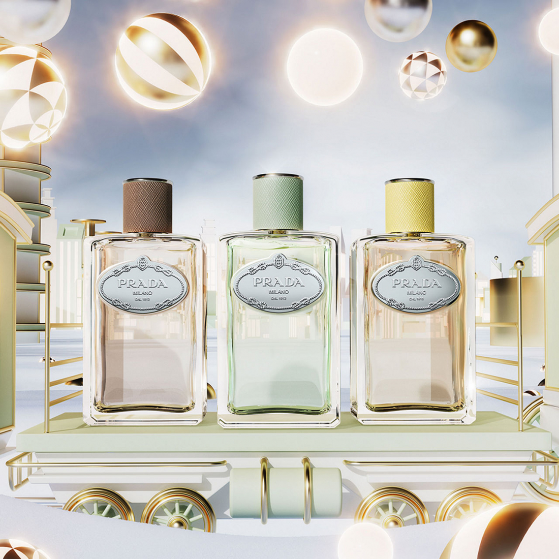 Coffret de parfum 'Infusion d'Iris' - 3 Pièces