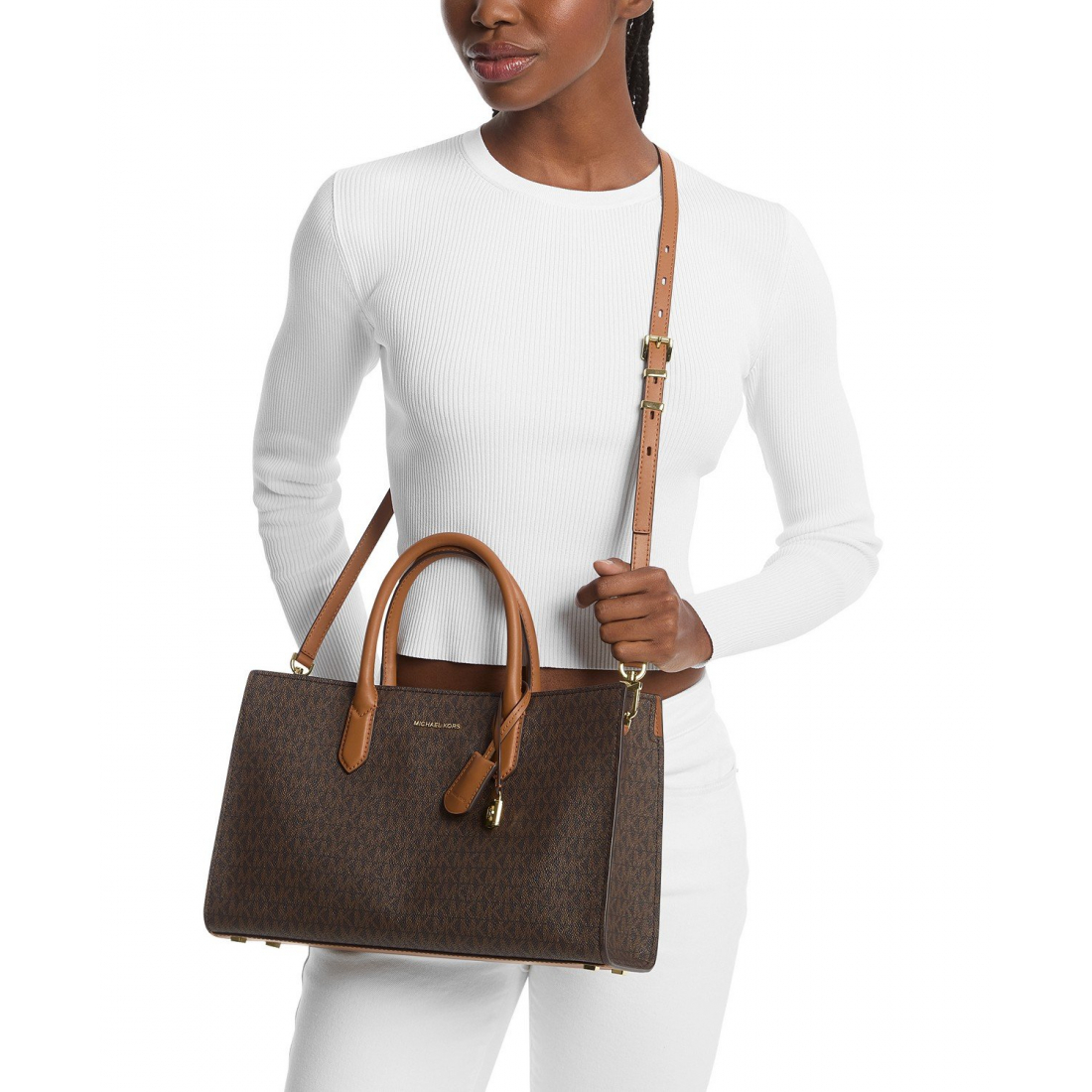 Women's 'Scarlett Logo Medium East West' Satchel