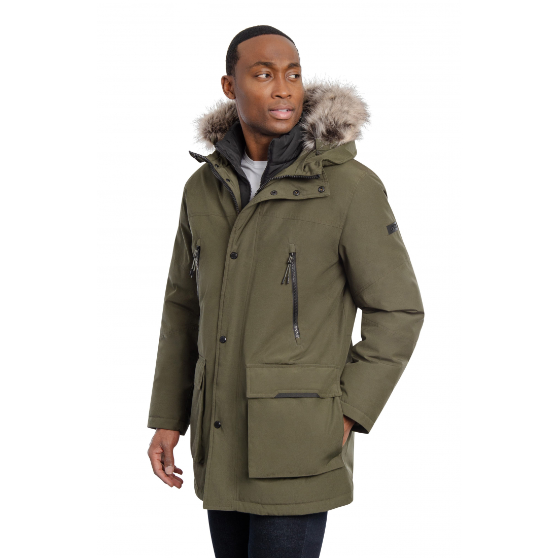 Veste 'Benson Trimmed Hooded' pour Hommes