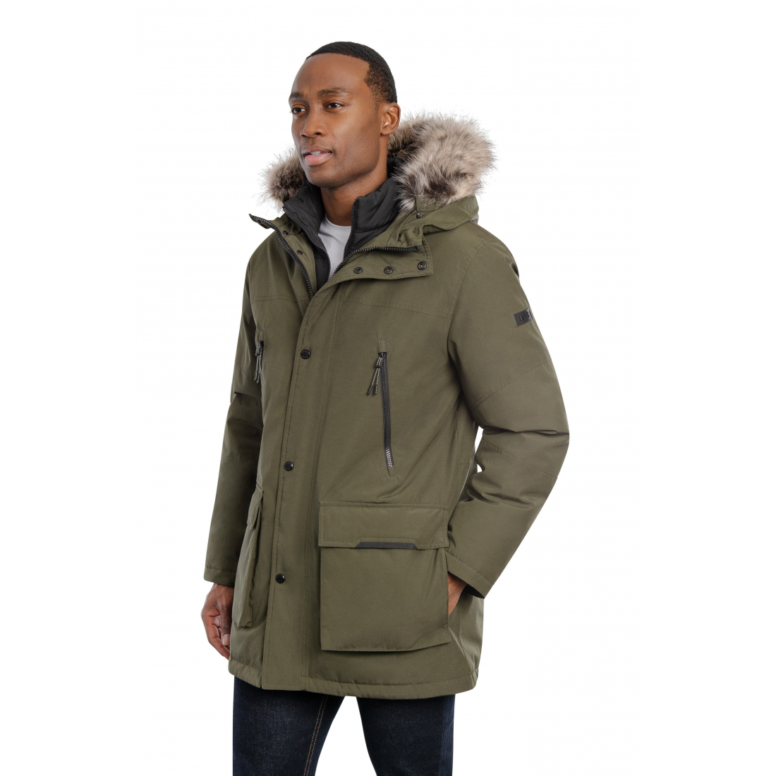 Veste 'Benson Trimmed Hooded' pour Hommes