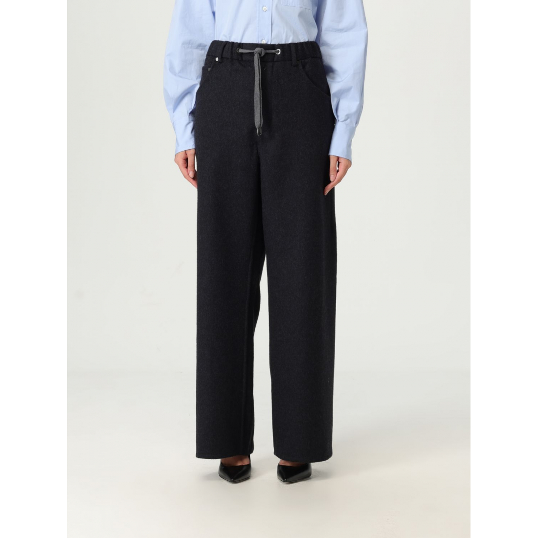 Women's 'Drawstring-Waistband' Trousers