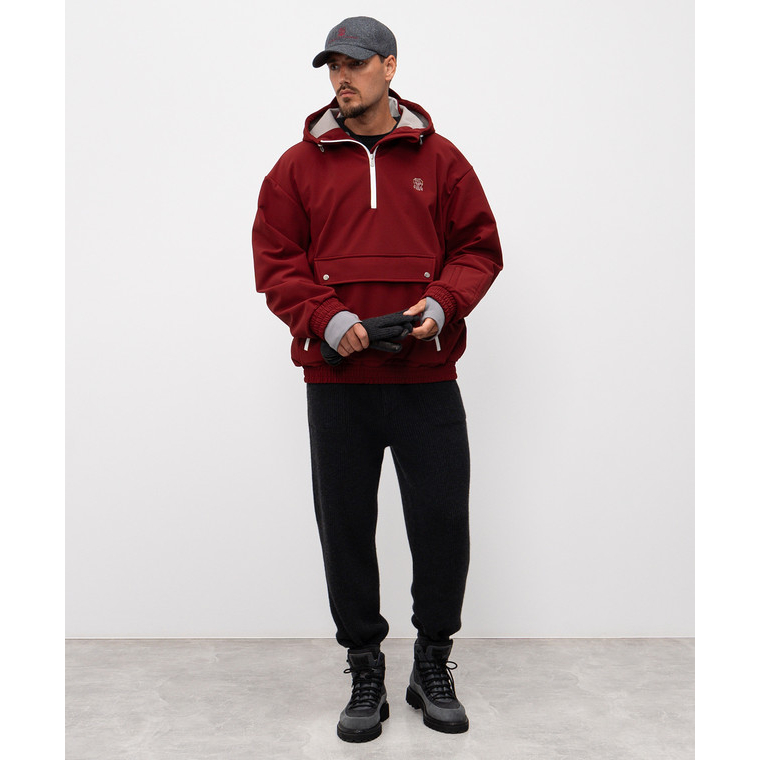 Men's 'Sweatshirt' Anorak Jacket