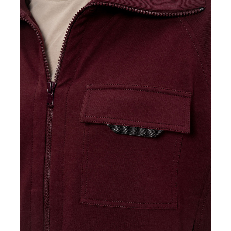 Women's 'Shiny Flap Detail' Sweatshirt