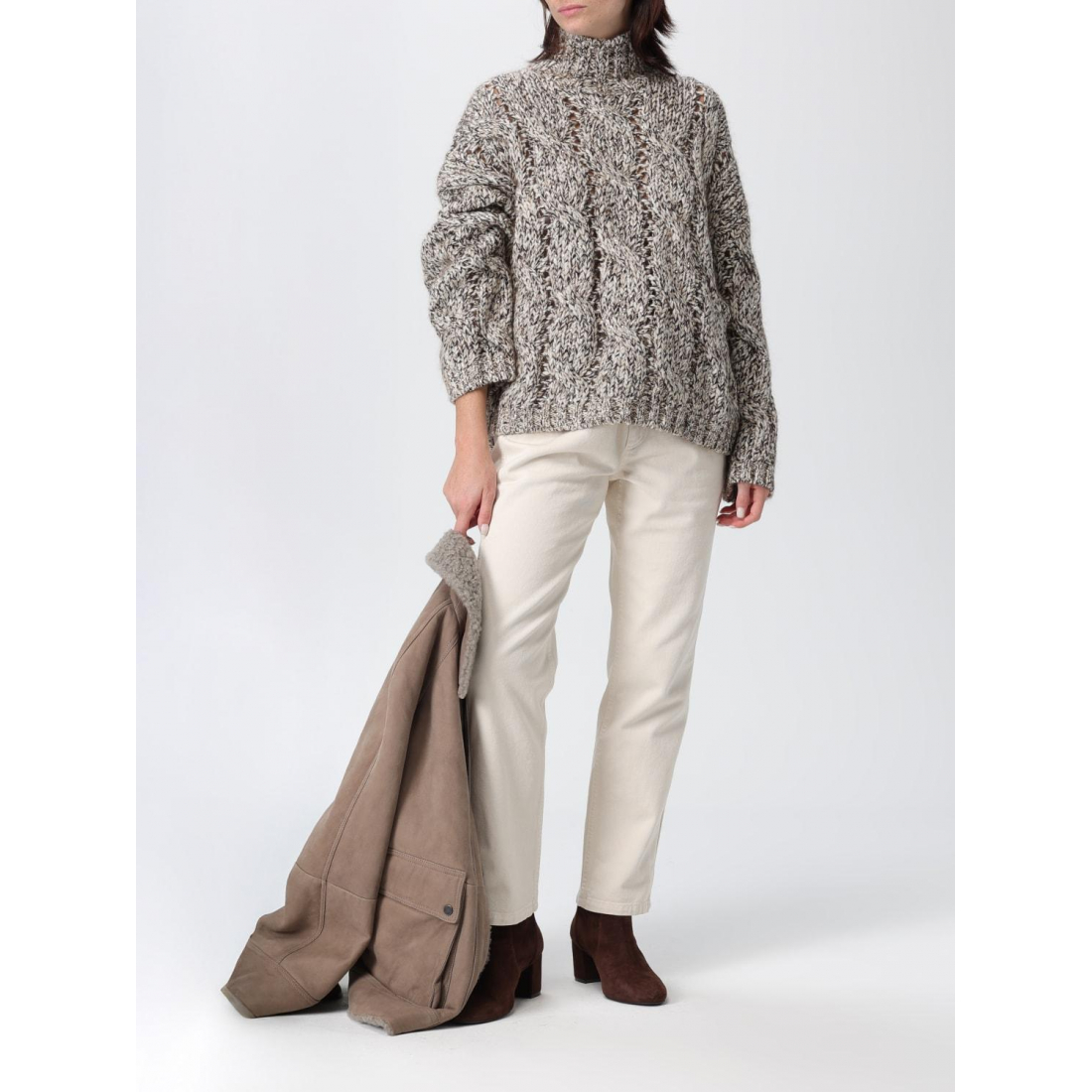 Pull en cachemire 'Dazzling Net' pour Femmes