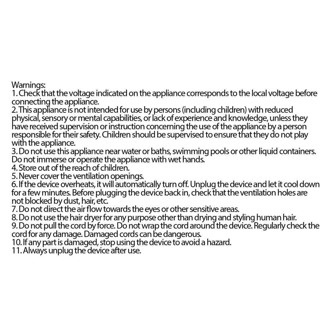 Candy Flow Rose 1200W Hair Dryer