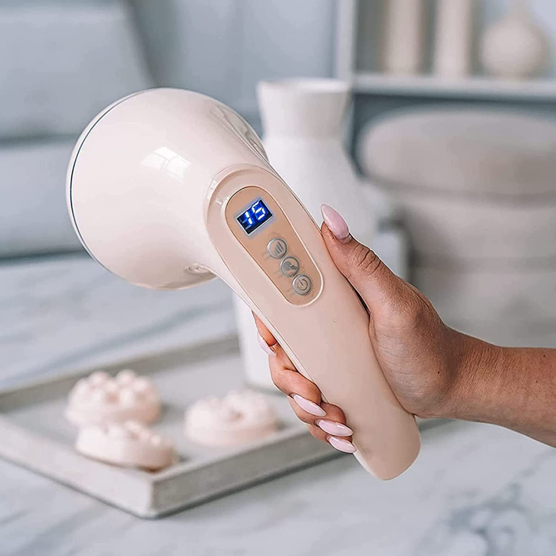 Anti-Cellulite Body Massager with 8 Interchangeable Heads Skinn Body 16 W