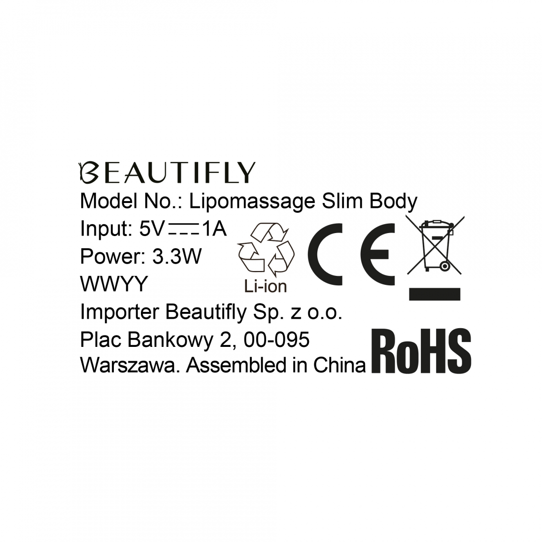 Lipomassage Slim Body Suction Body Massager with EMS and Photonic Red Light