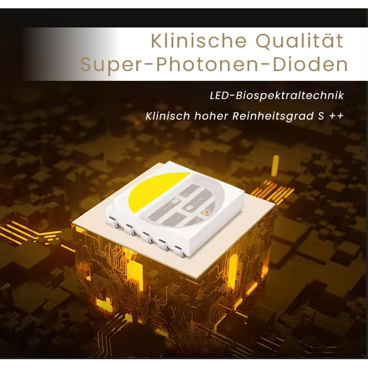 Masque Facial LED Raffermissant Anti-Rides avec Photothérapie et Magnétothérapie Aura Glam Pro