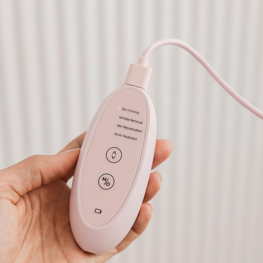 Masque Facial LED Raffermissant Anti-Rides avec Photothérapie et Magnétothérapie Aura Glam Pro