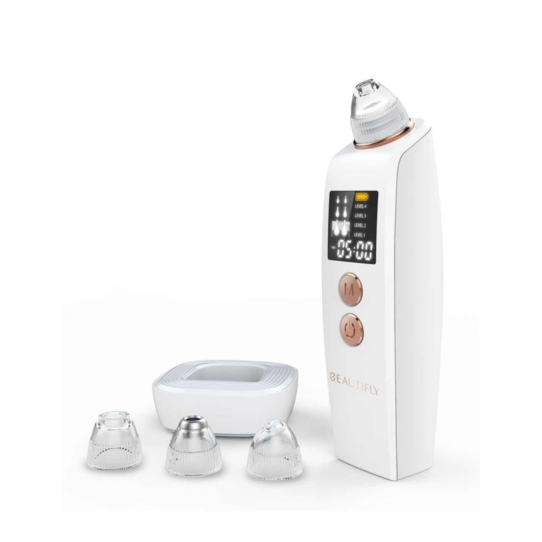 Masseur Facial Exfoliant avec Microdermabrasion au Diamant et Lumière Bleue Derma Pro