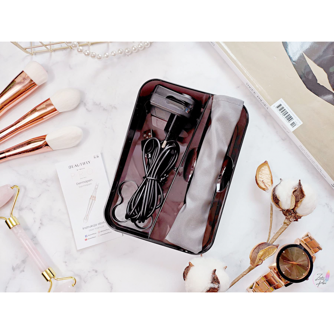 Dispositif de rajeunissement facial par mésothérapie avec micro-aiguilles Meso Pro