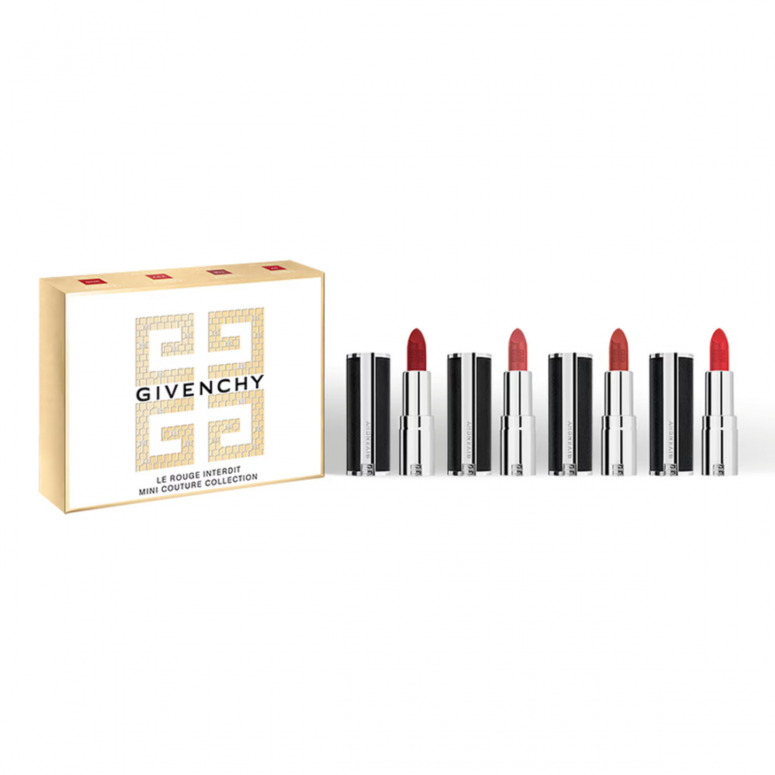 'Le Rouge Interdit Mini Collection' Lipstick Set - 4 Pieces