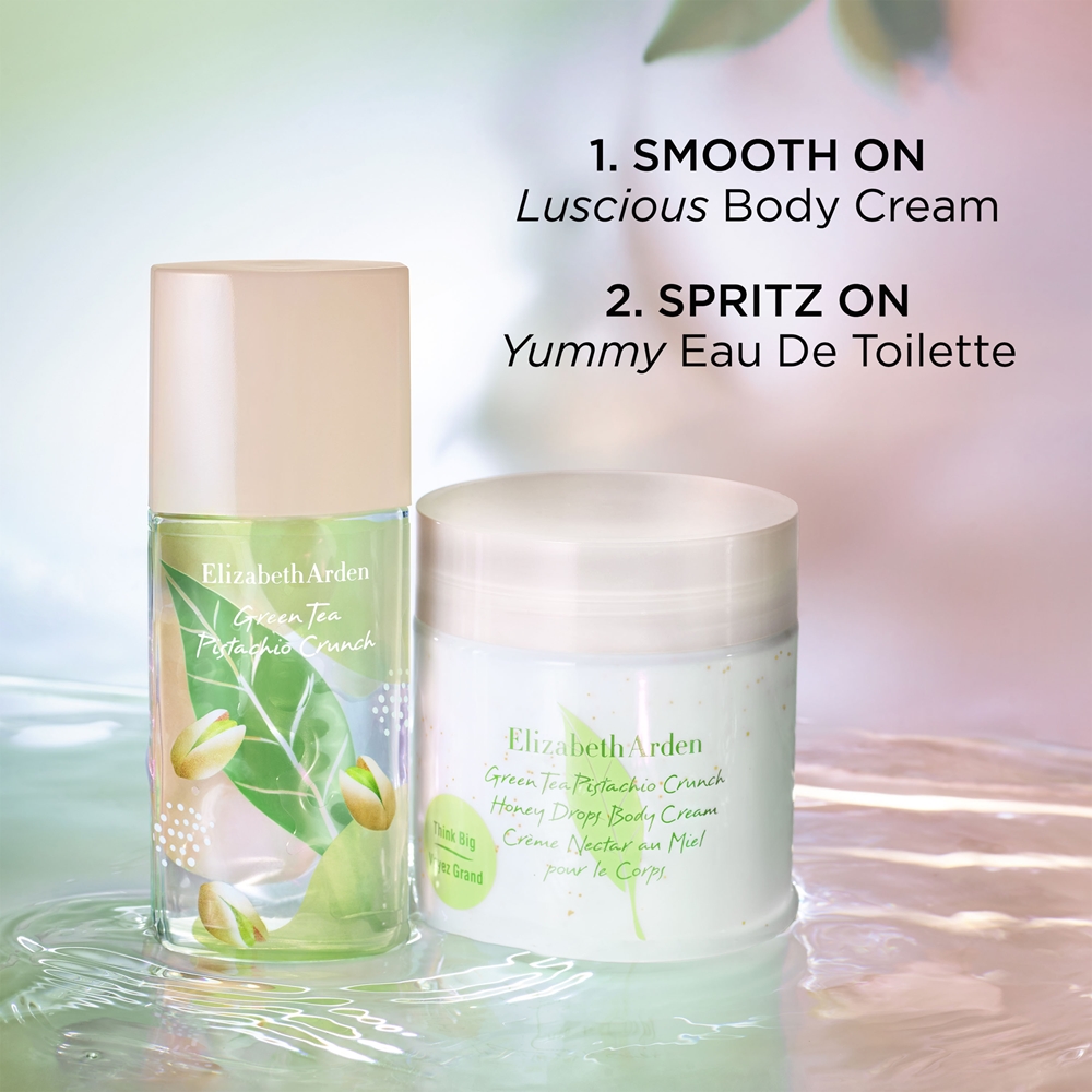'Green Tea Pistachio Crunch Honey Drops' Body Cream - 200 ml