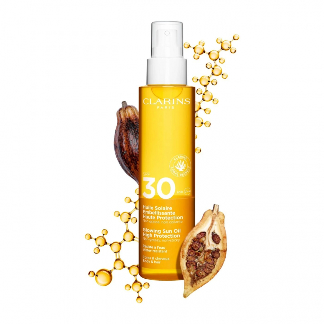 Huile Solaire 'Solar Embelissante Haute Protection SPF30' - 150 ml