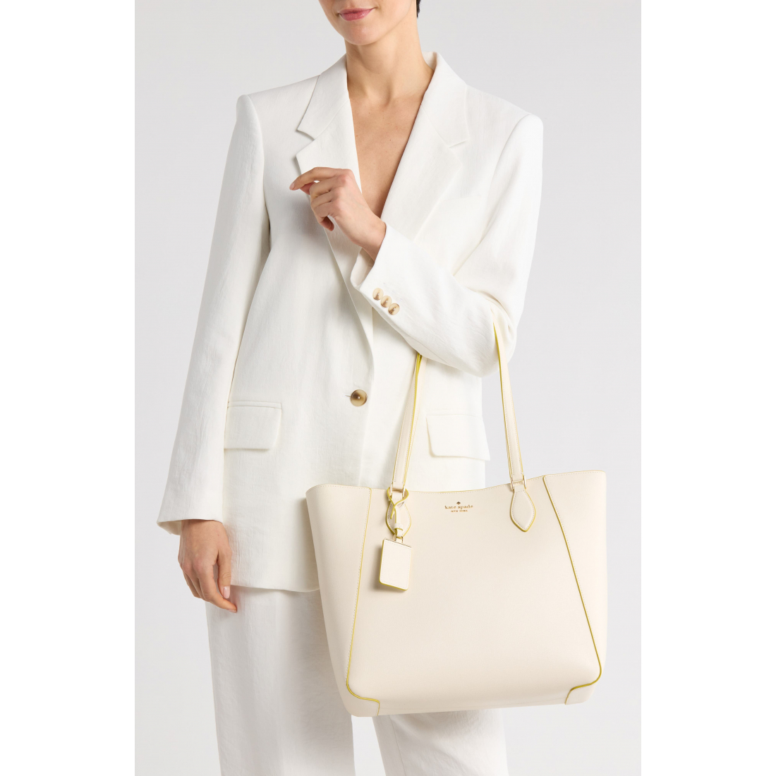 Women's 'Poppy Refined Grained' Tote Bag