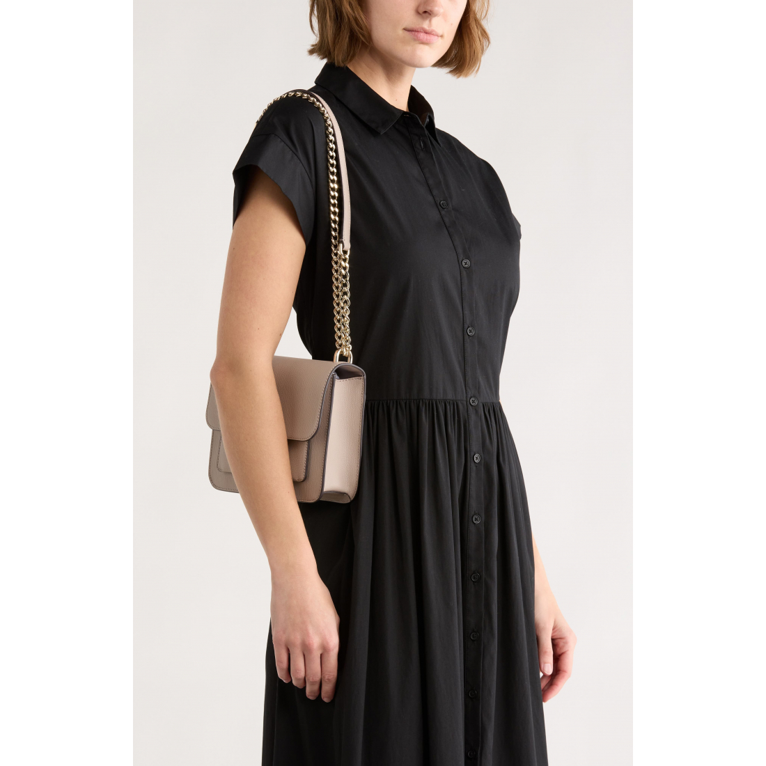 Women's 'Remi Flap Chain' Crossbody Bag