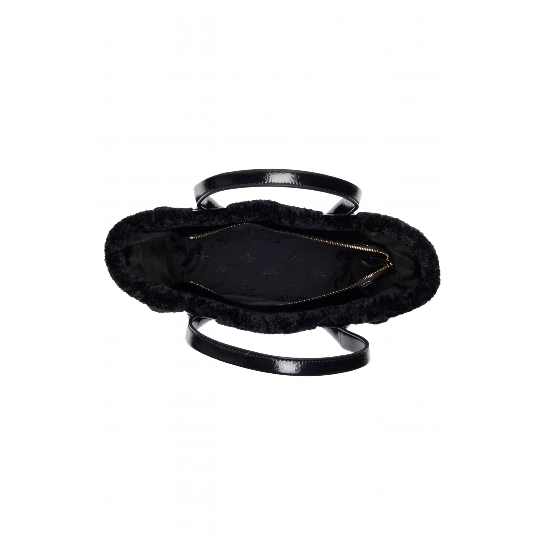 Women's 'Jett Faux Shearling Trim' Tote Bag