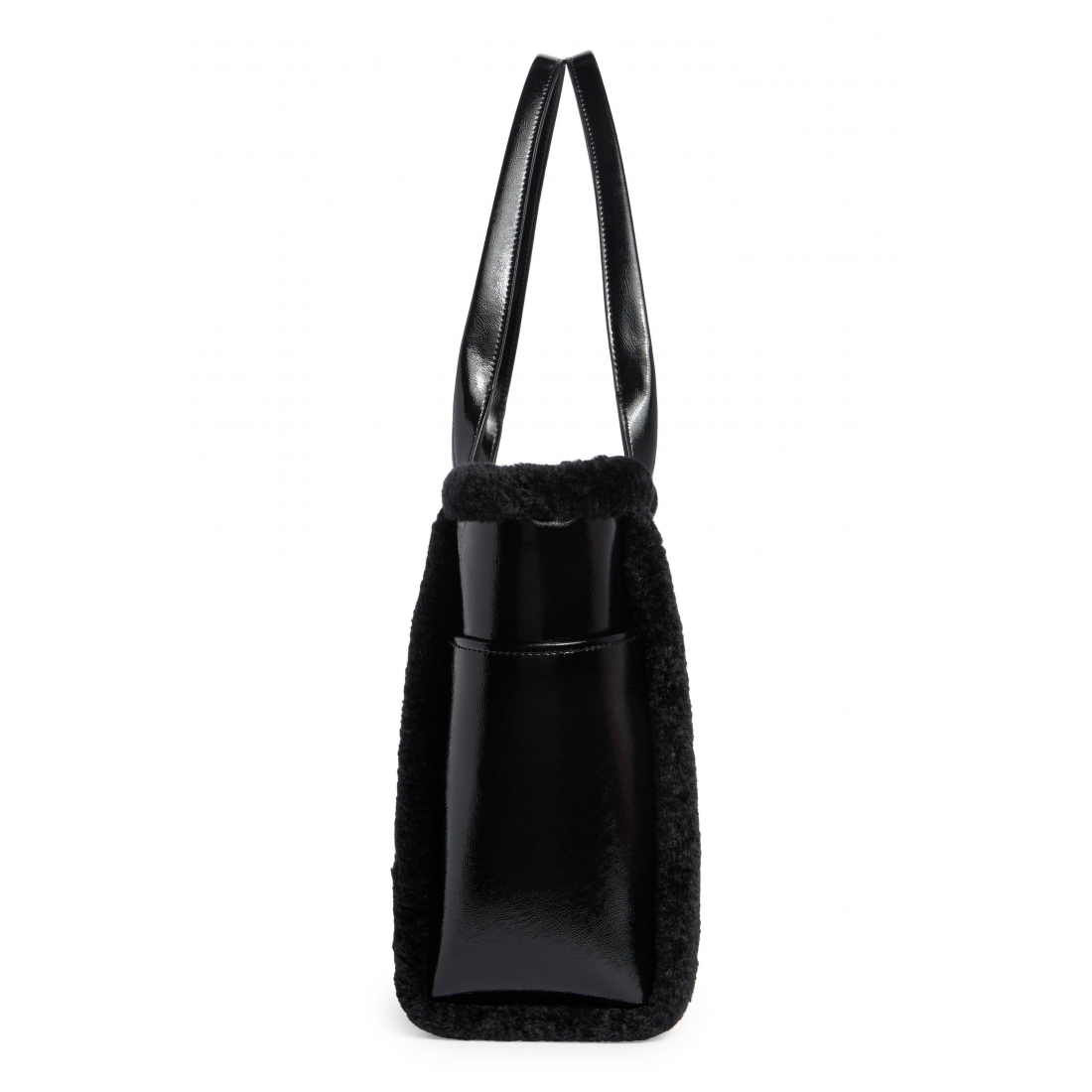 Women's 'Jett Faux Shearling Trim' Tote Bag