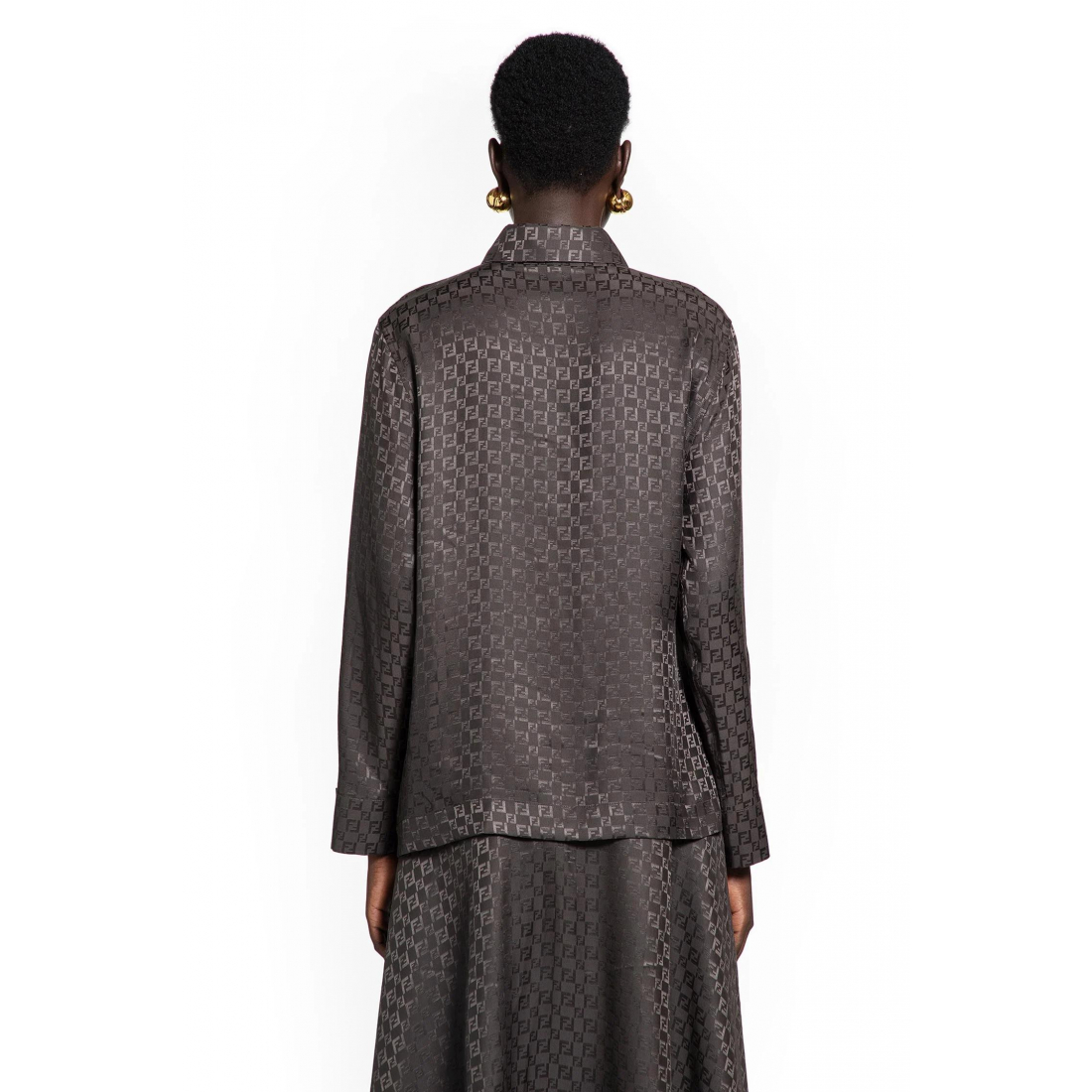 'FF Jacquard' Hemd für Damen