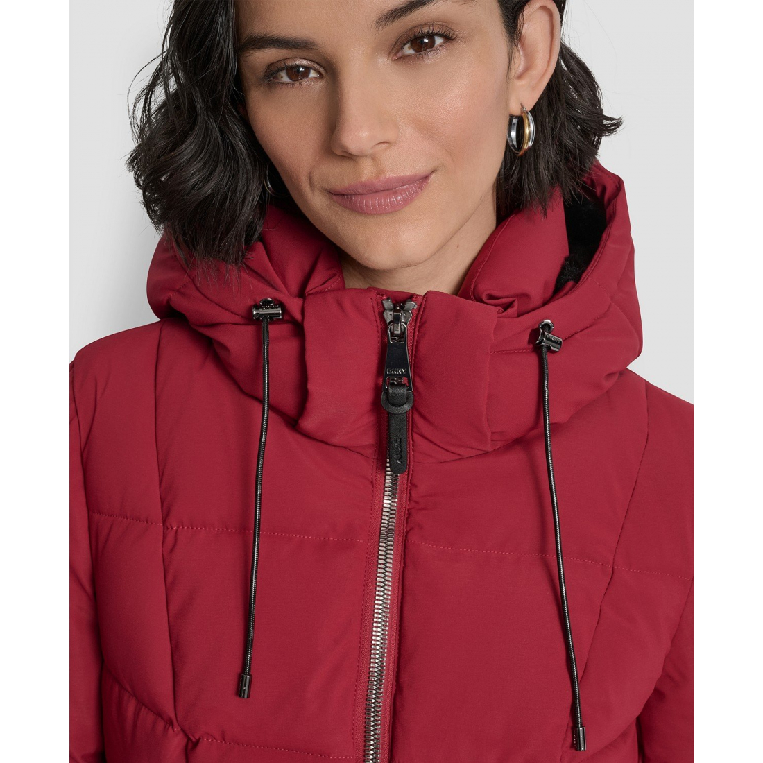'Belted Hooded' Puffermantel für Damen