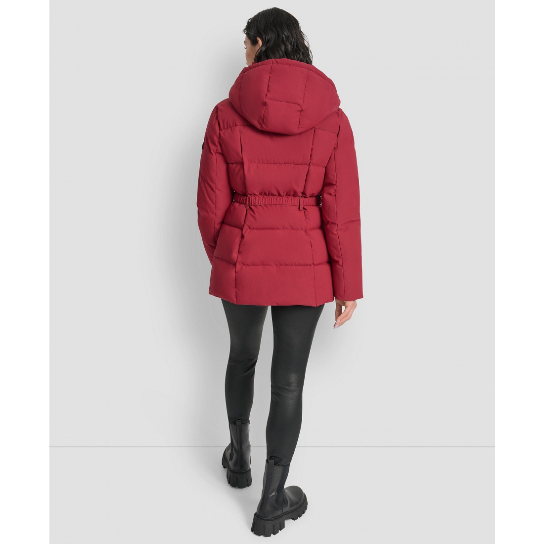 'Belted Hooded' Puffermantel für Damen