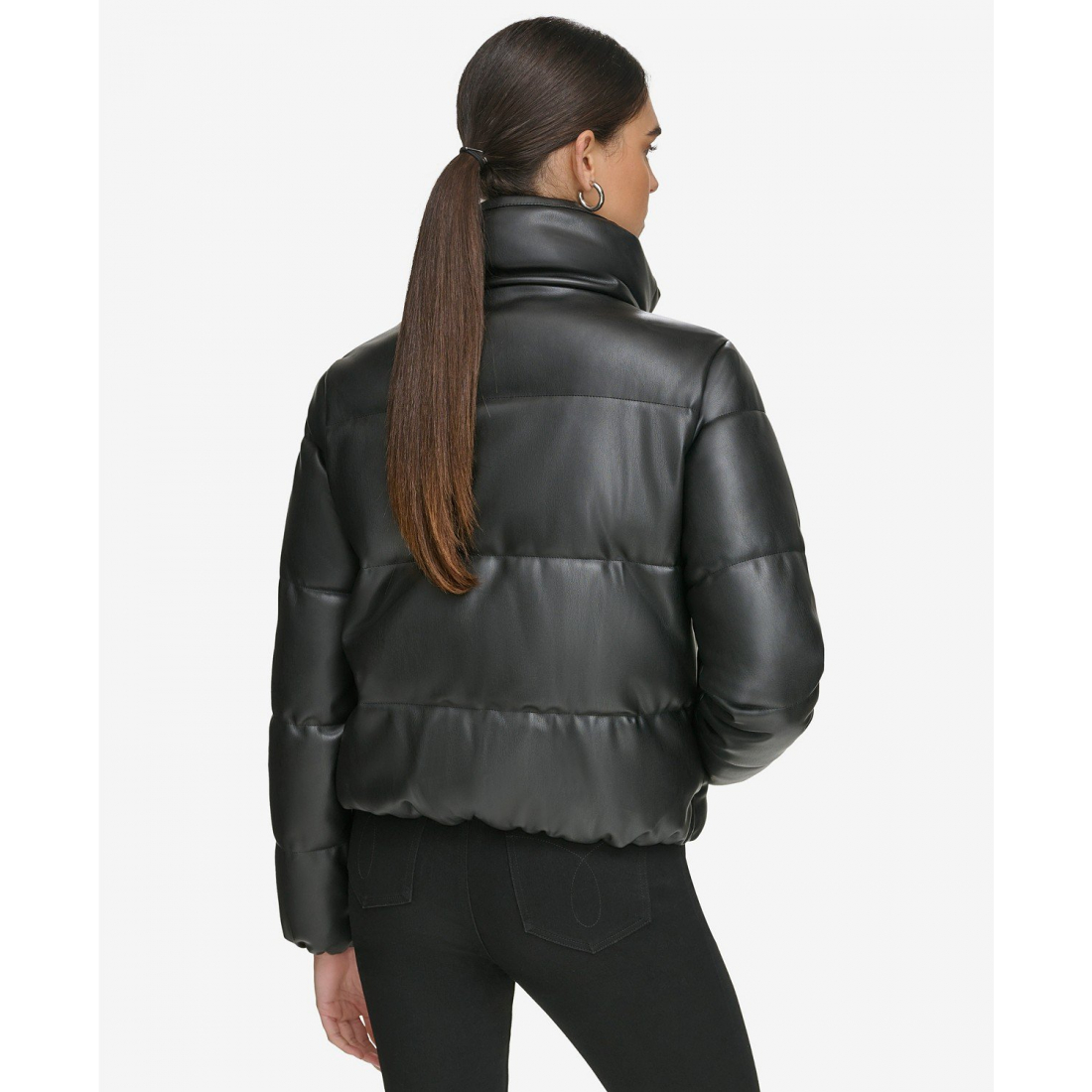 Veste matelassée 'Short Faux-Leather' pour Femmes