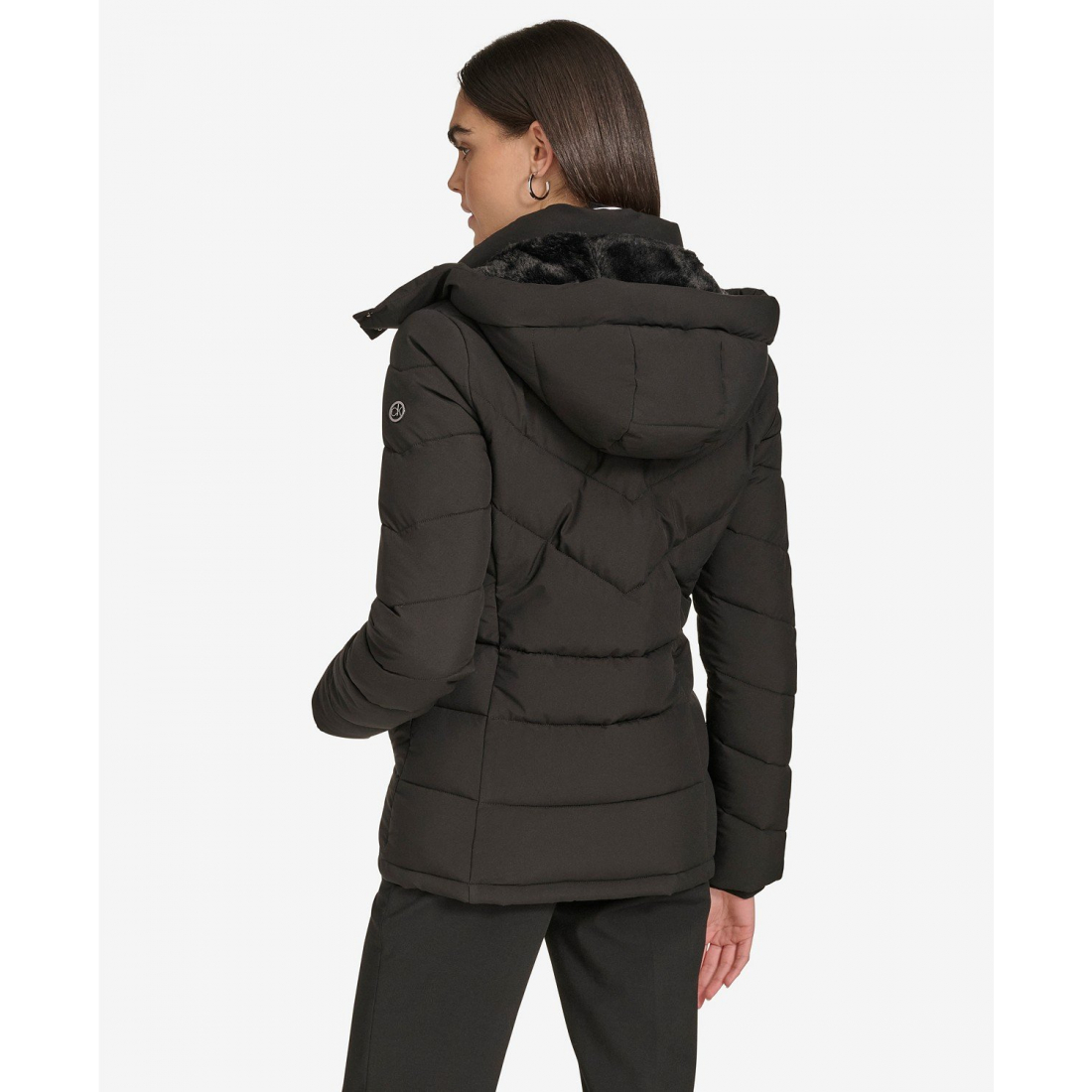 'Short Zip Front' Pufferjacke für Damen