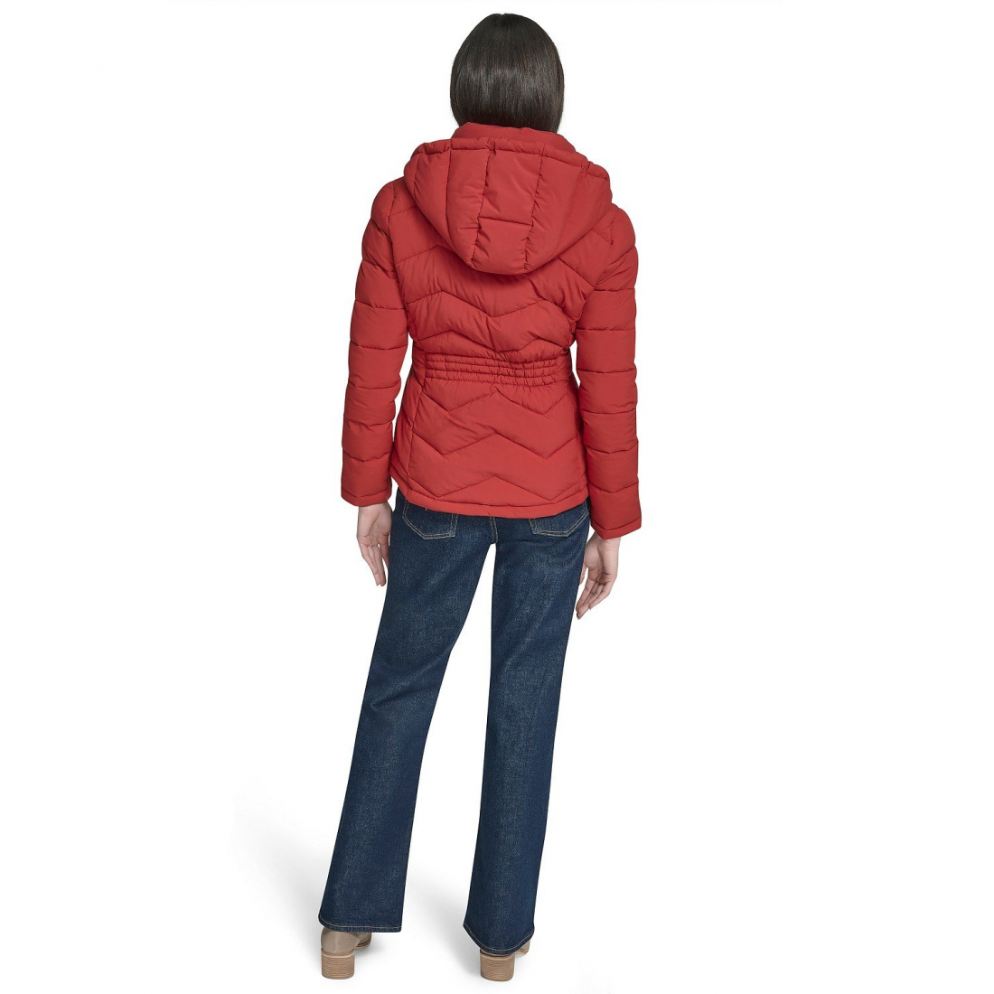 Manteau matelassé 'Short Zip-Up Hooded' pour Femmes