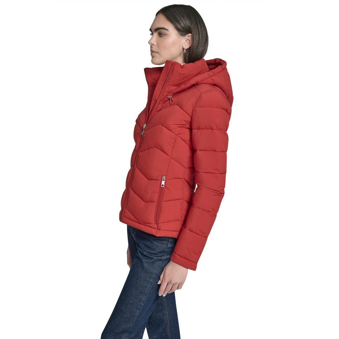 Manteau matelassé 'Short Zip-Up Hooded' pour Femmes
