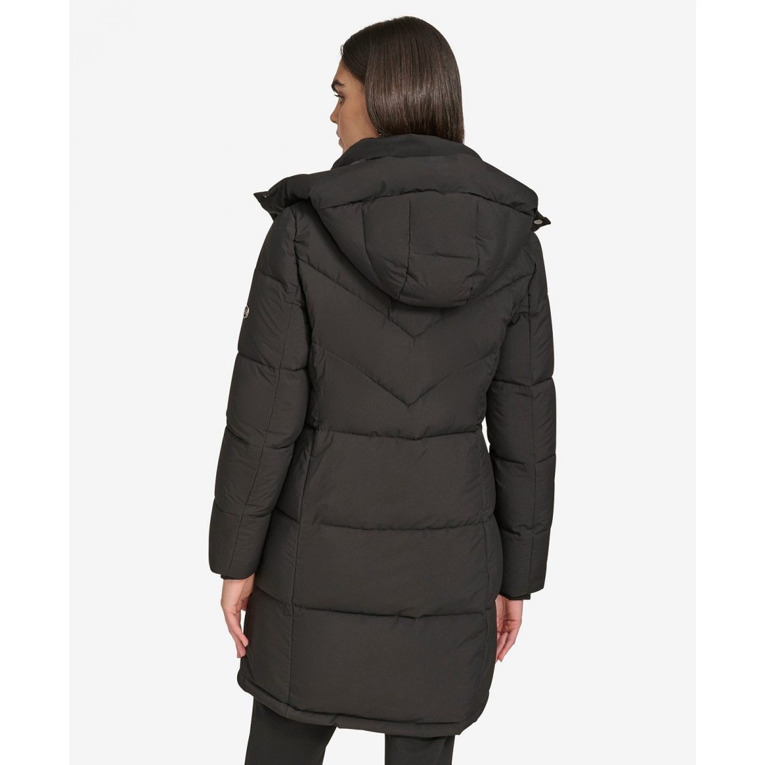 Manteau matelassé 'Hooded Stand Collar' pour Femmes