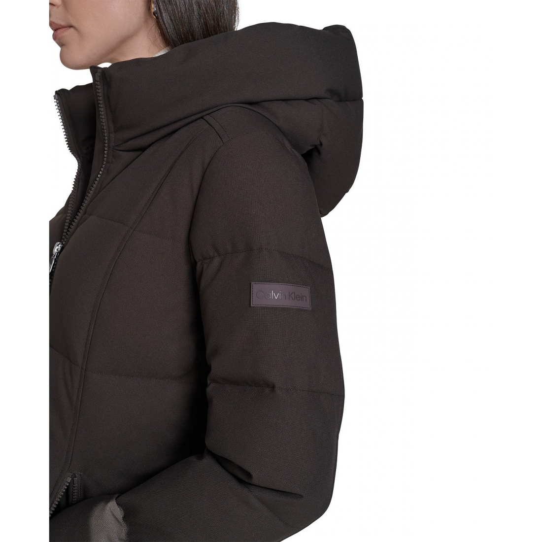 Manteau matelassé 'Stand Collar Hooded' pour Femmes