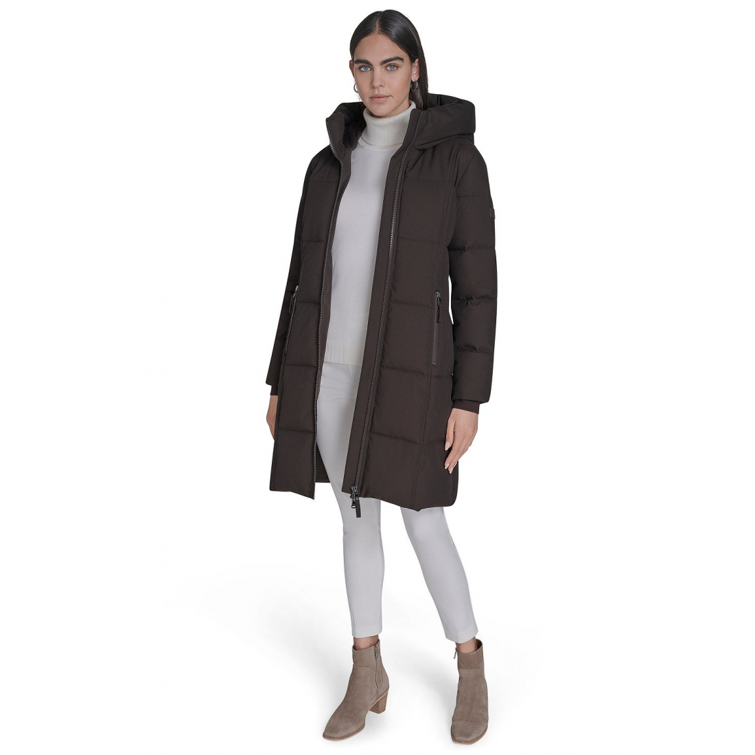 Manteau matelassé 'Stand Collar Hooded' pour Femmes