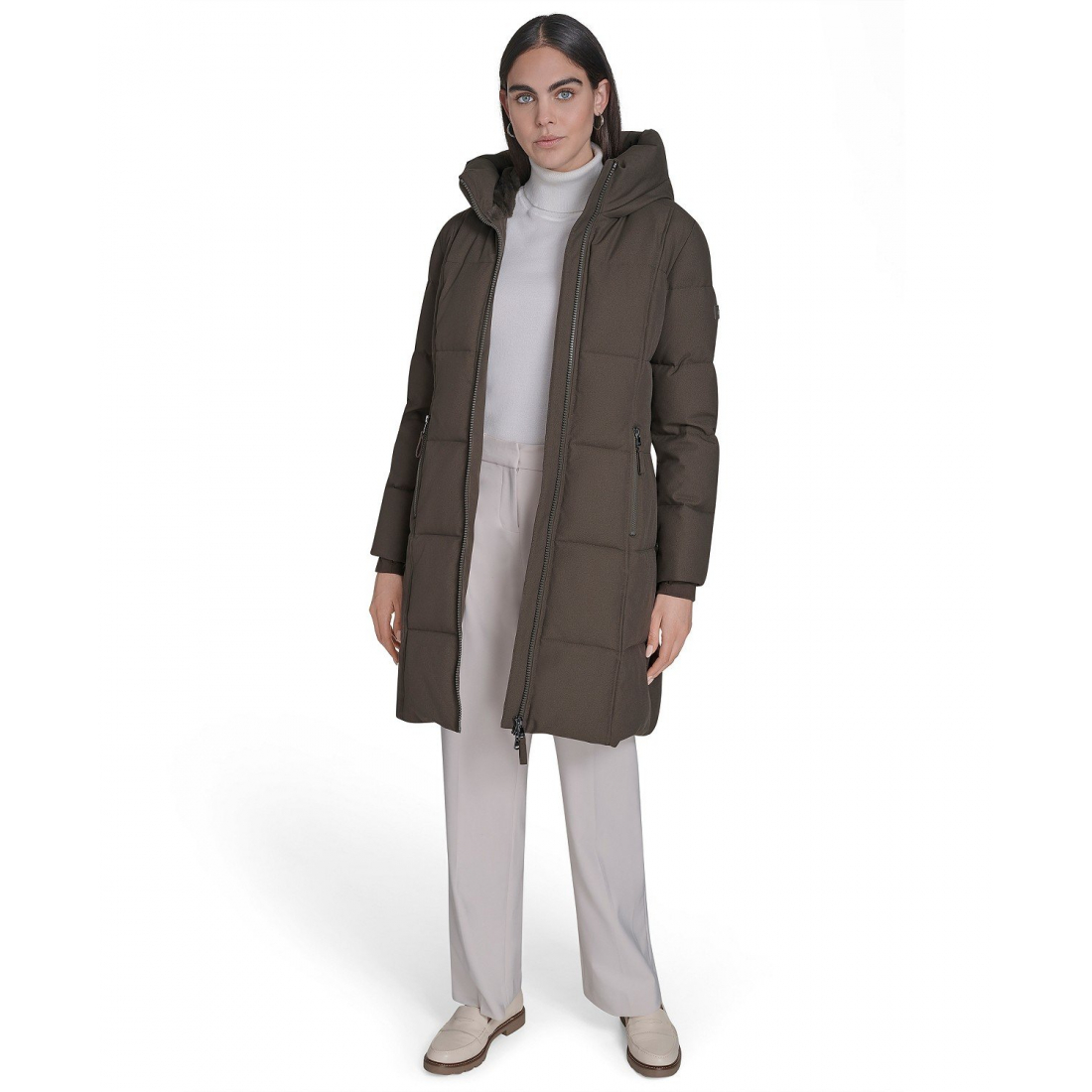 Manteau matelassé 'Stand Collar Hooded' pour Femmes