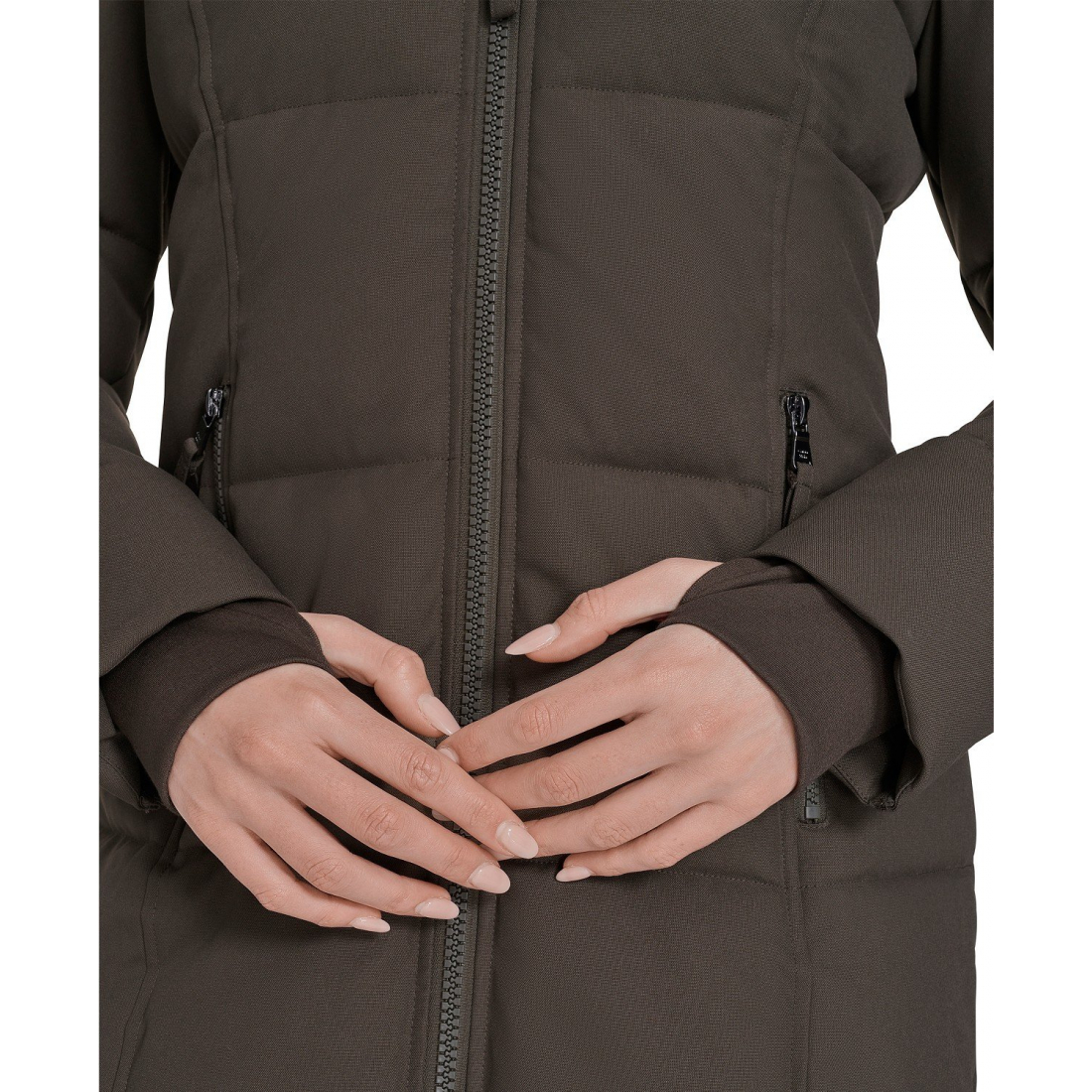 Manteau matelassé 'Stand Collar Hooded' pour Femmes